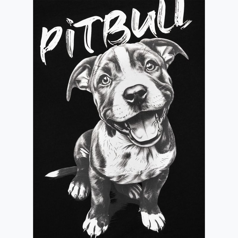 Women's T-shirt Pitbull Puppy 2 black 4