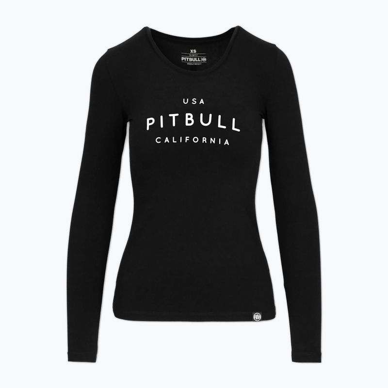 Women's longsleeve Pitbull Usa Cal Slim Fit black 7