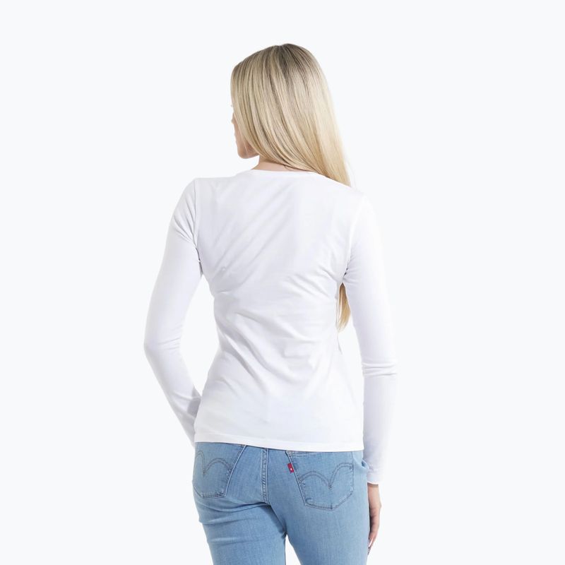 Women's longsleeve Pitbull Usa Cal Slim Fit white 3