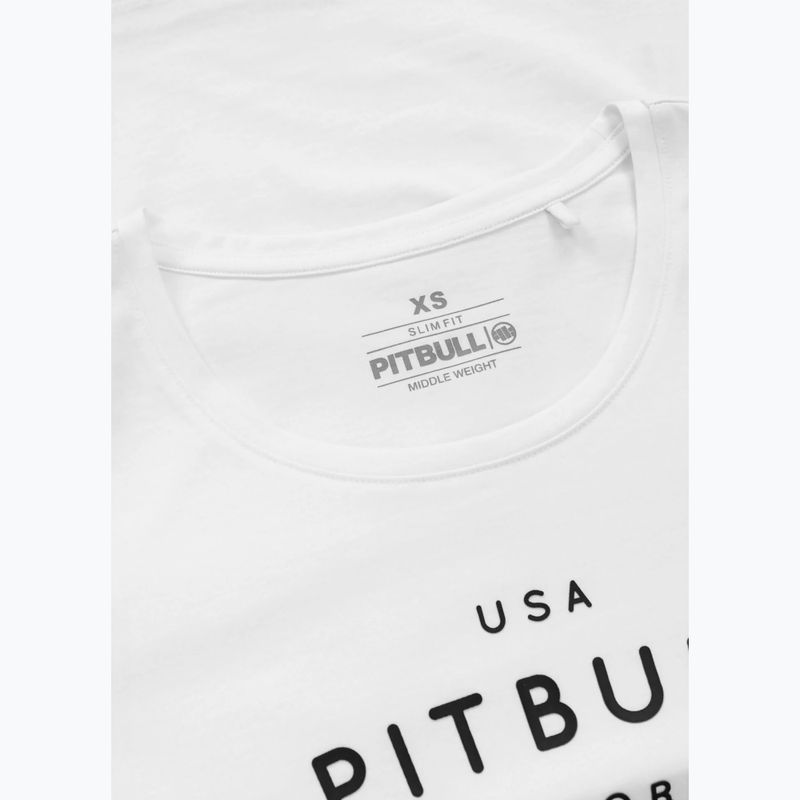 Women's longsleeve Pitbull Usa Cal Slim Fit white 9