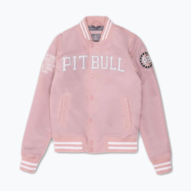 Pitbull women's Tequila 3 Varsity light pink jacket