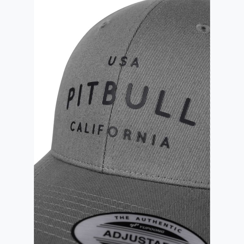 Pitbull Snapback ,,USA CAL" Classic Low Profile graphite baseball cap 3