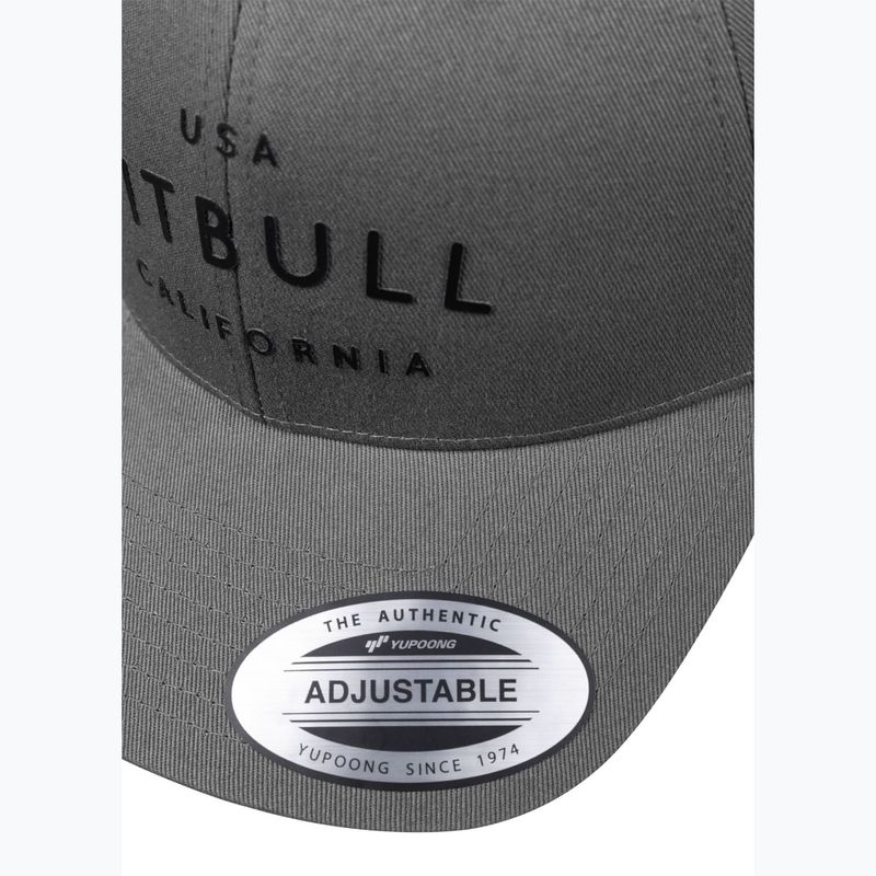 Pitbull Snapback ,,USA CAL" Classic Low Profile graphite baseball cap 4