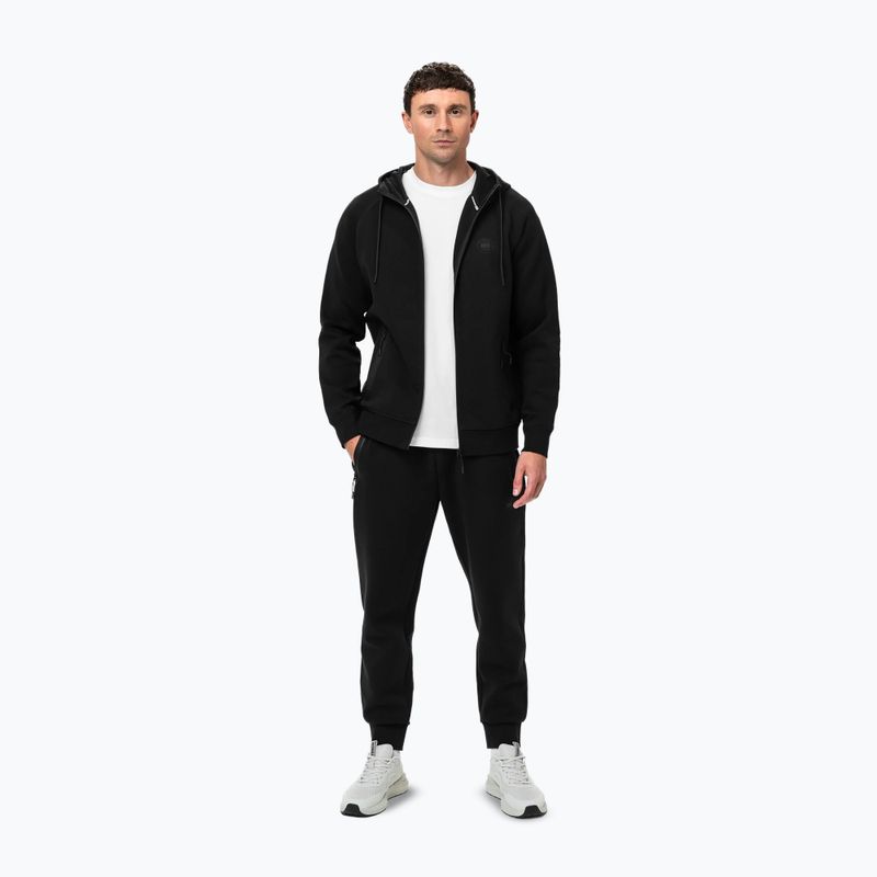 Men's sweatshirt Pitbull Dogwood Hooded Zip Sweatshirt black 2