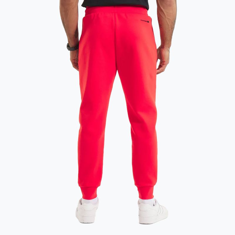 Pitbull men's Dogwood Track Pants fluo/red 2