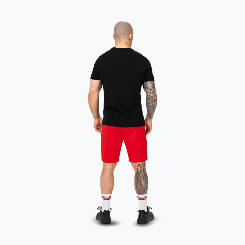 Pitbull Dogwood Sport fluo/red men's shorts 3