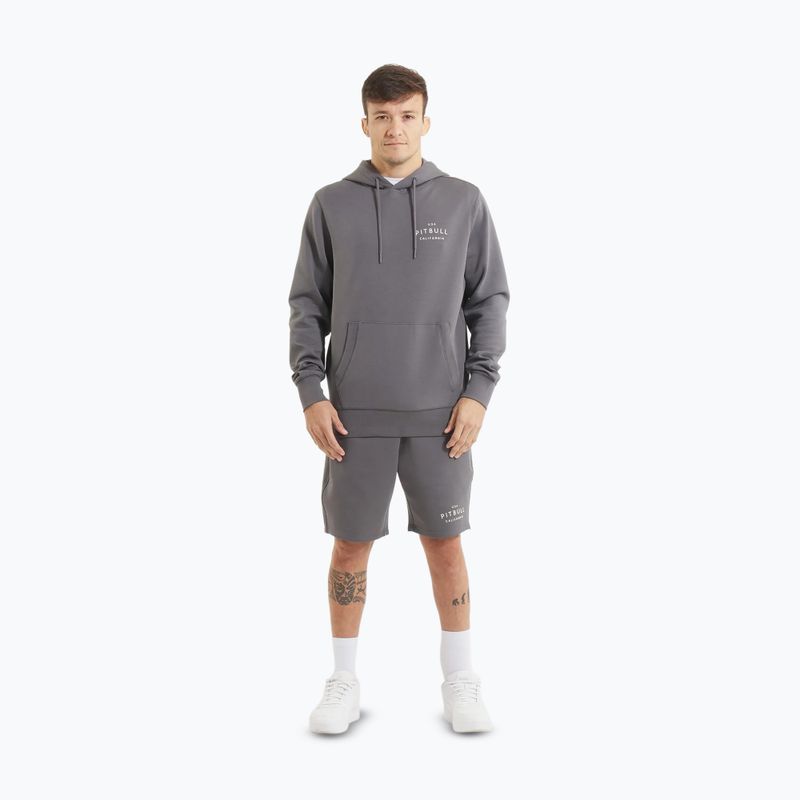 Men's sweatshirt Pitbull Sampson Hooded Sweatshirt graphite 2