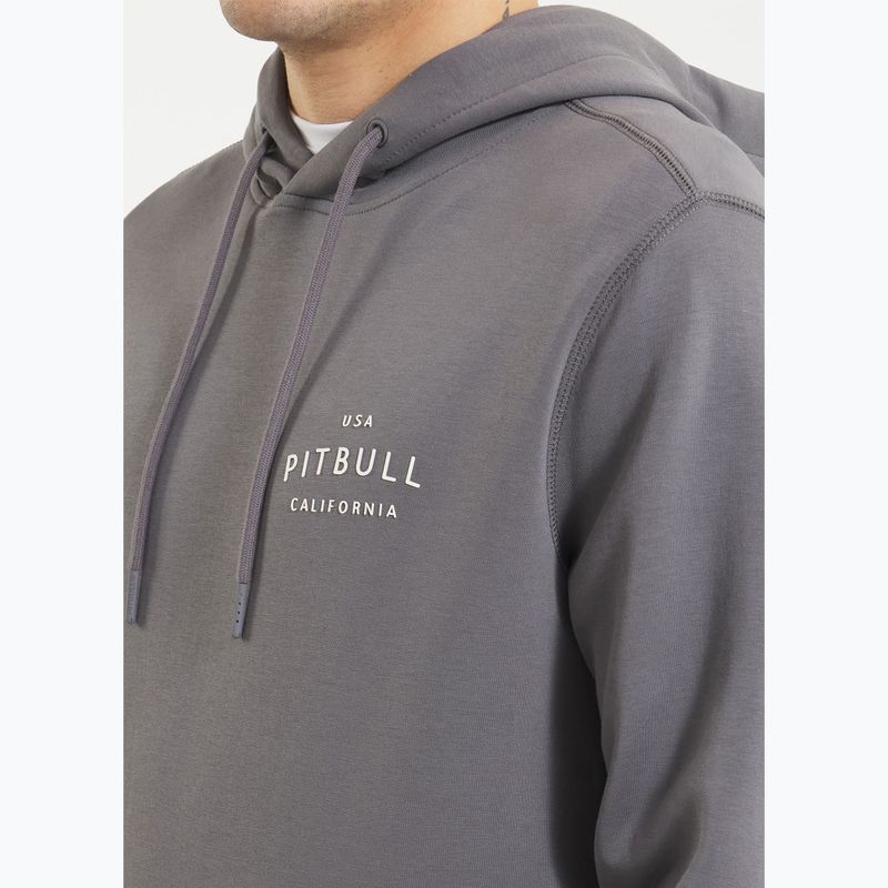 Men's sweatshirt Pitbull Sampson Hooded Sweatshirt graphite 4