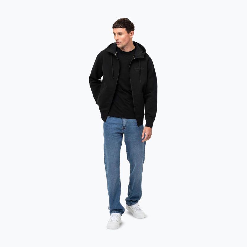 Men's sweatshirt Pitbull Sampson Hooded Zip Sweatshirt black 2