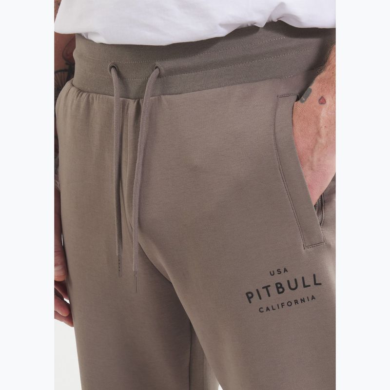 Men's trousers Pitbull Sampson Track Pants taupe 4