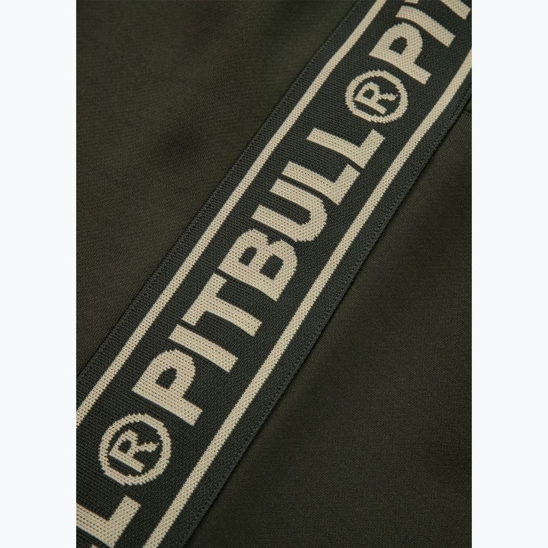 Men's trousers Pitbull Trackpants Tape Logo Terry Group old green 7