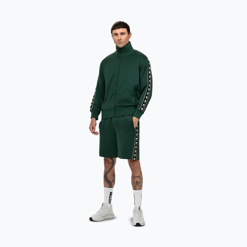 Men's sweatshirt Pitbull Track Jacket Powers bottle green 2