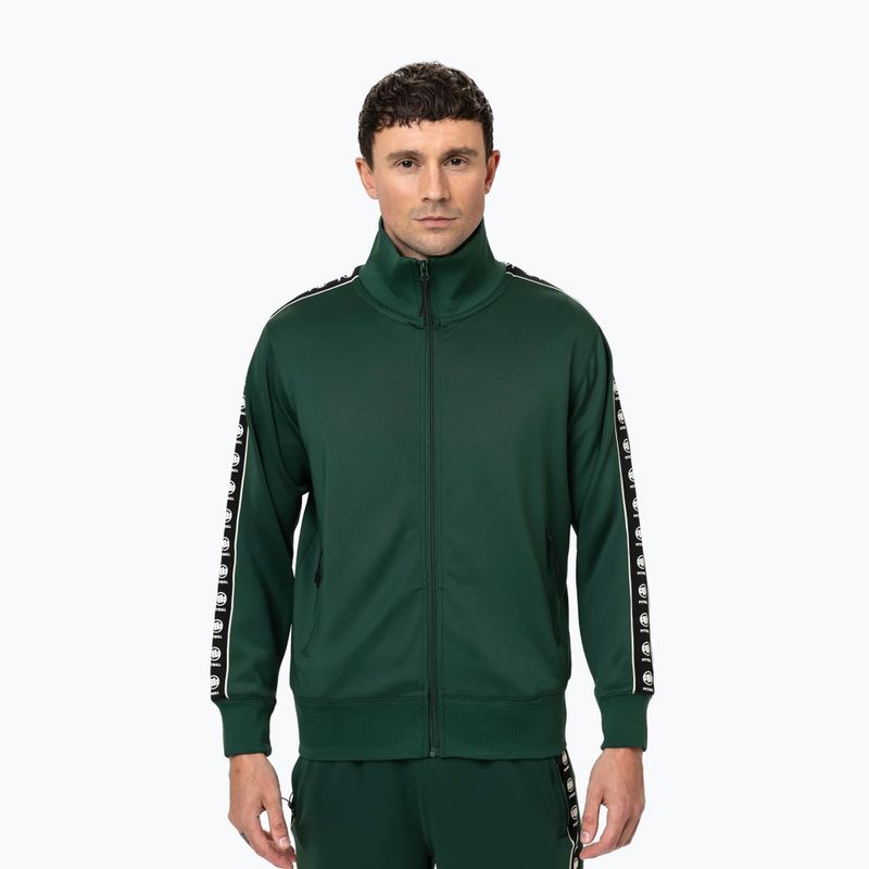 Men's sweatshirt Pitbull Track Jacket Powers bottle green 4