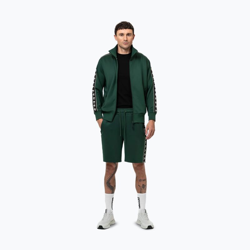 Men's sweatshirt Pitbull Track Jacket Powers bottle green 7