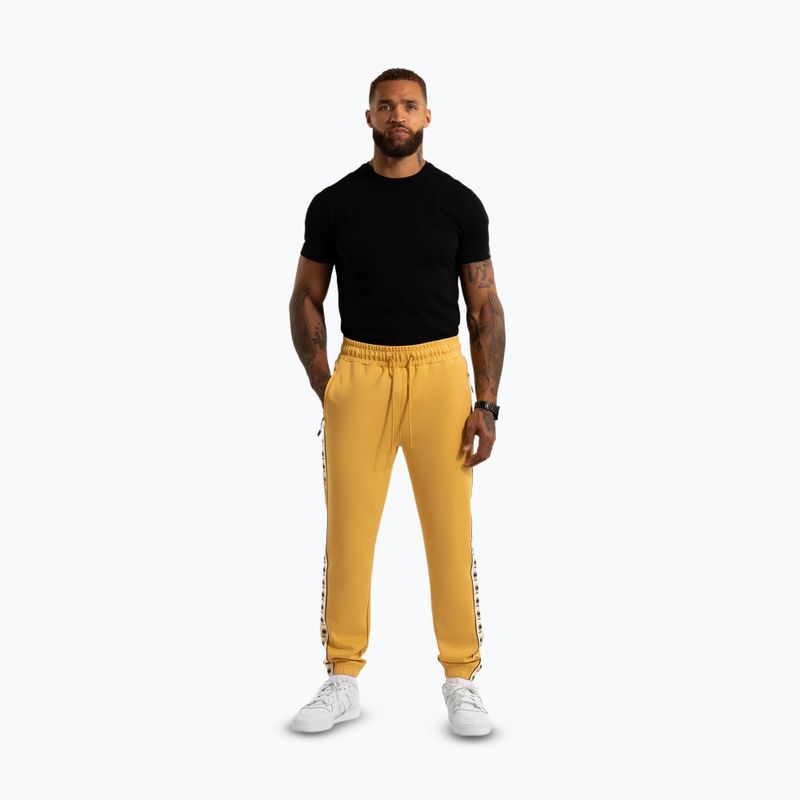 Men's trousers Pitbull Track Pants Powers pale yellow 2
