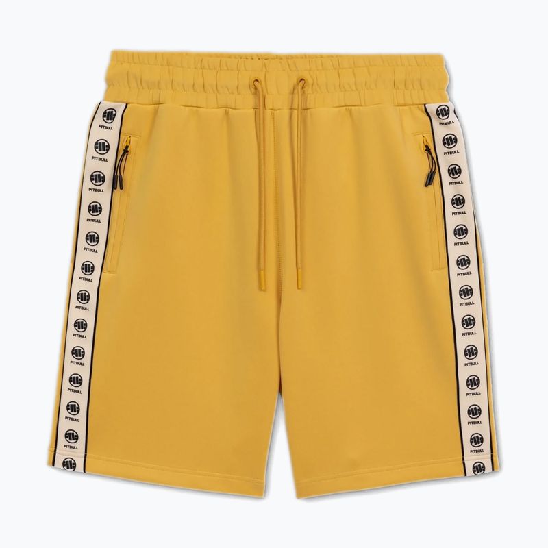 Men's shorts Pitbull Track Shorts Powers pale yellow