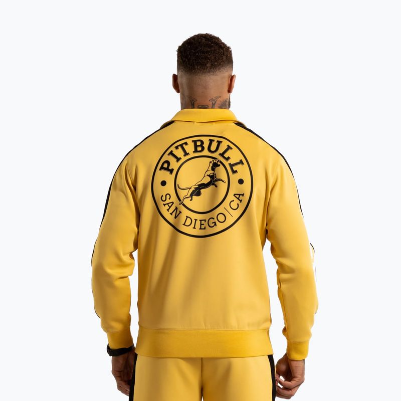Men's sweatshirt Pitbull Track Jacket San Diego pale yellow 3
