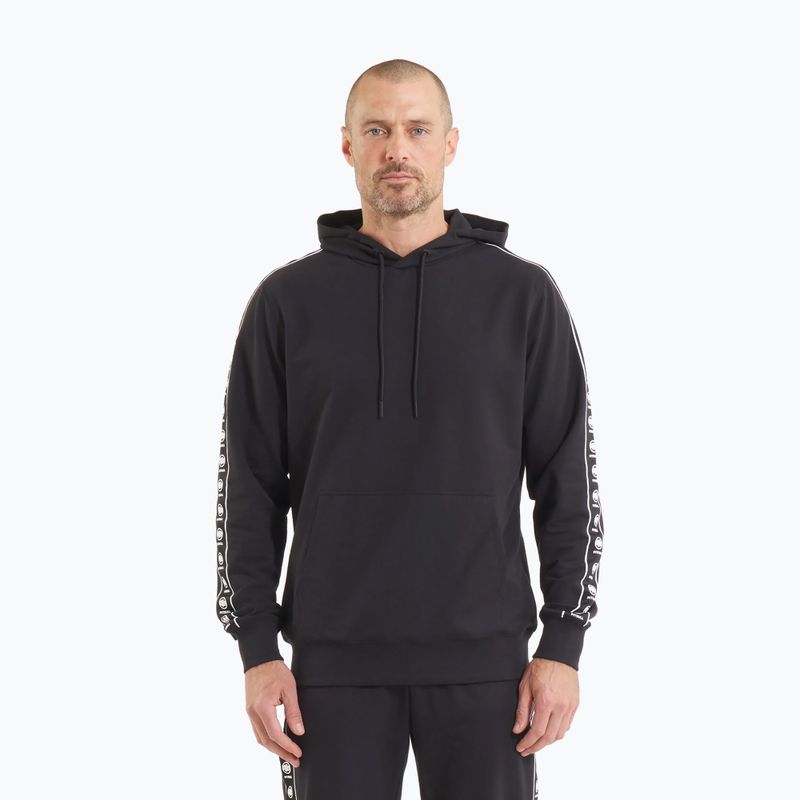 Men's sweatshirt Pitbull Tape Nugget Hooded Sweatshirt black