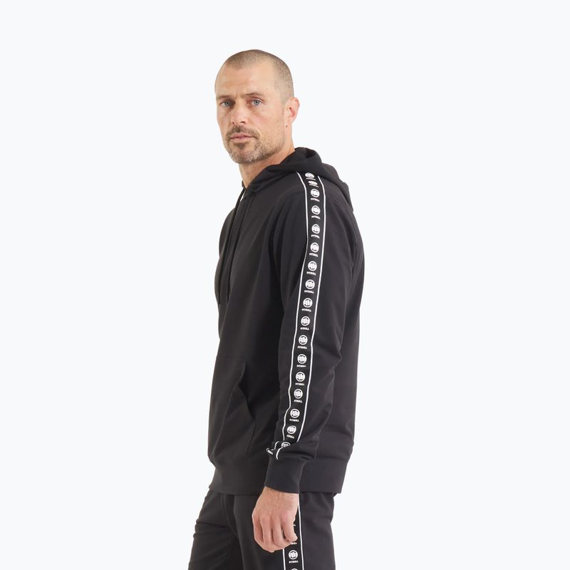 Men's sweatshirt Pitbull Tape Nugget Hooded Sweatshirt black 4