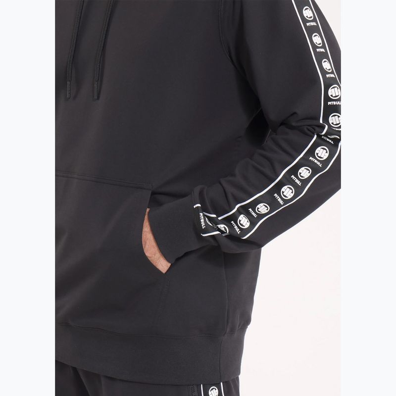Men's sweatshirt Pitbull Tape Nugget Hooded Sweatshirt black 6