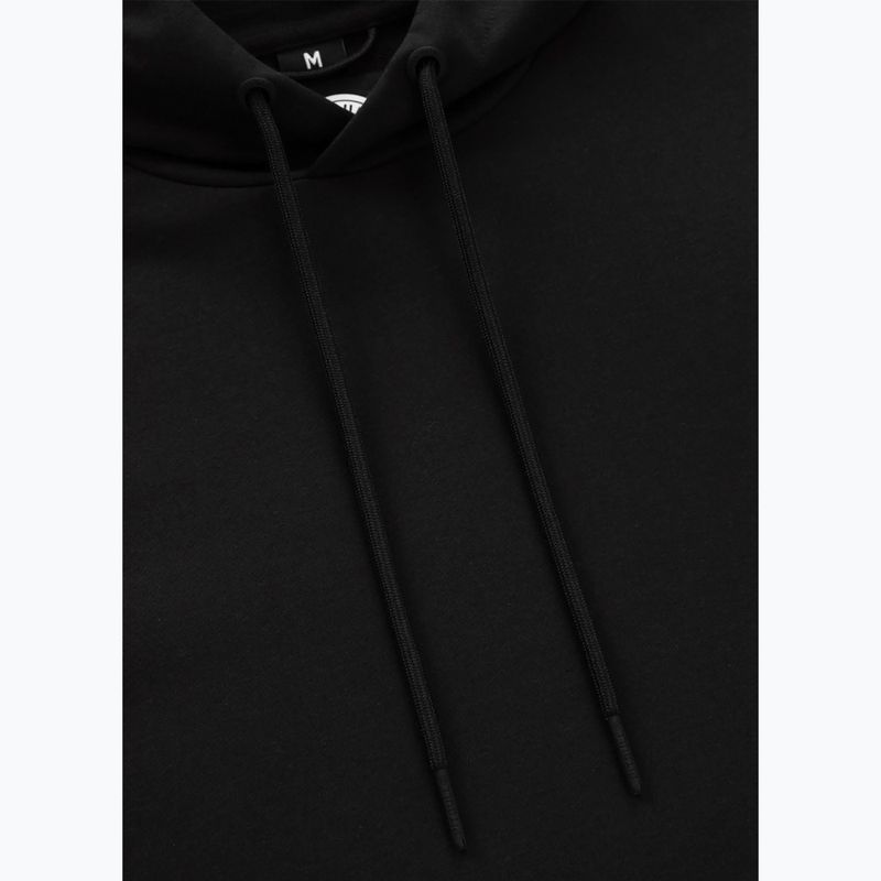 Men's sweatshirt Pitbull Tape Nugget Hooded Sweatshirt black 9