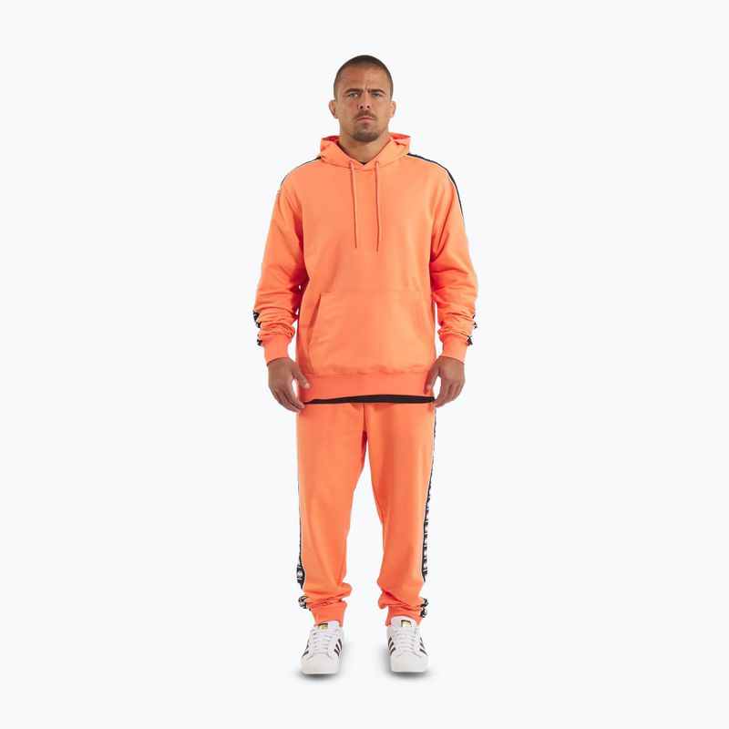 Men's sweatshirt Pitbull Tape Nugget Hooded Sweatshirt bright salmon 2