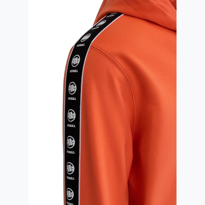 Men's sweatshirt Pitbull Tape Nugget Hooded Sweatshirt bright salmon 8