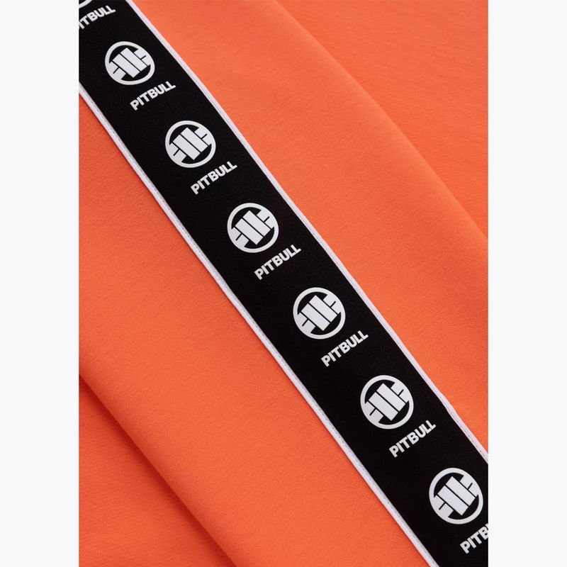 Men's sweatshirt Pitbull Tape Nugget Hooded Sweatshirt bright salmon 9