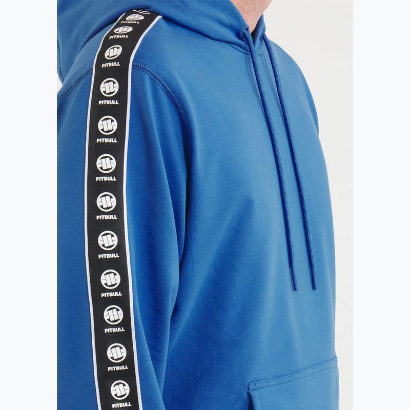Men's sweatshirt Pitbull Tape Nugget Hooded Sweatshirt electric blue 4