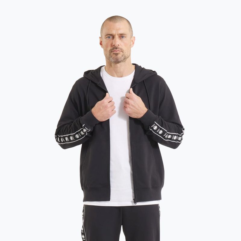 Men's sweatshirt Pitbull Tape Nugget Hooded Zip Sweatshirt black 5