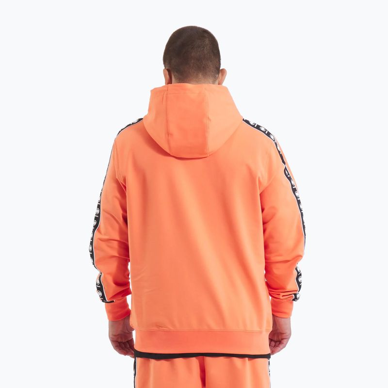 Men's sweatshirt Pitbull Tape Nugget Hooded Zip Sweatshirt bright salmon 3