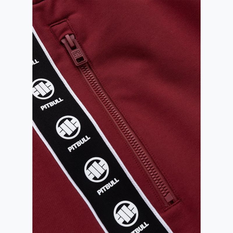 Men's trousers Pitbull Tape Nugget Jogging burgundy 8