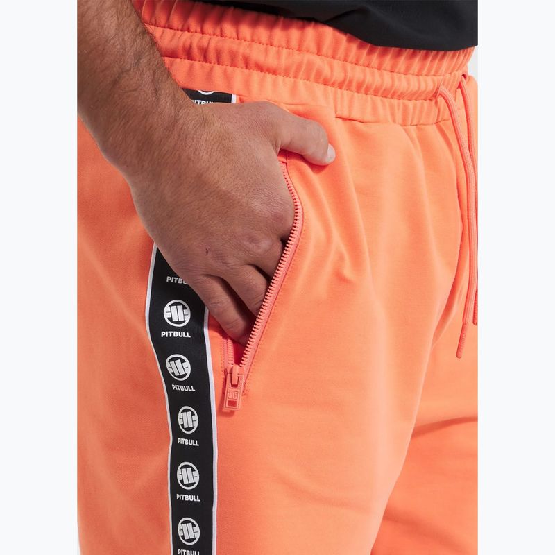 Men's shorts Pitbull Tape Nugget bright salmon 4
