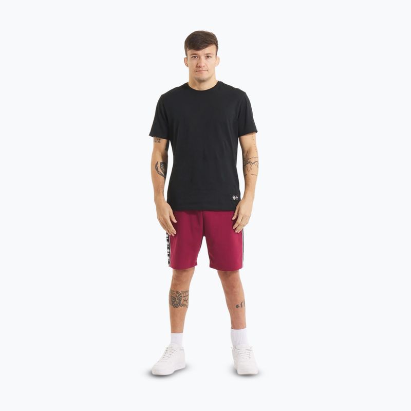 Men's shorts Pitbull Tape Nugget burgundy 2