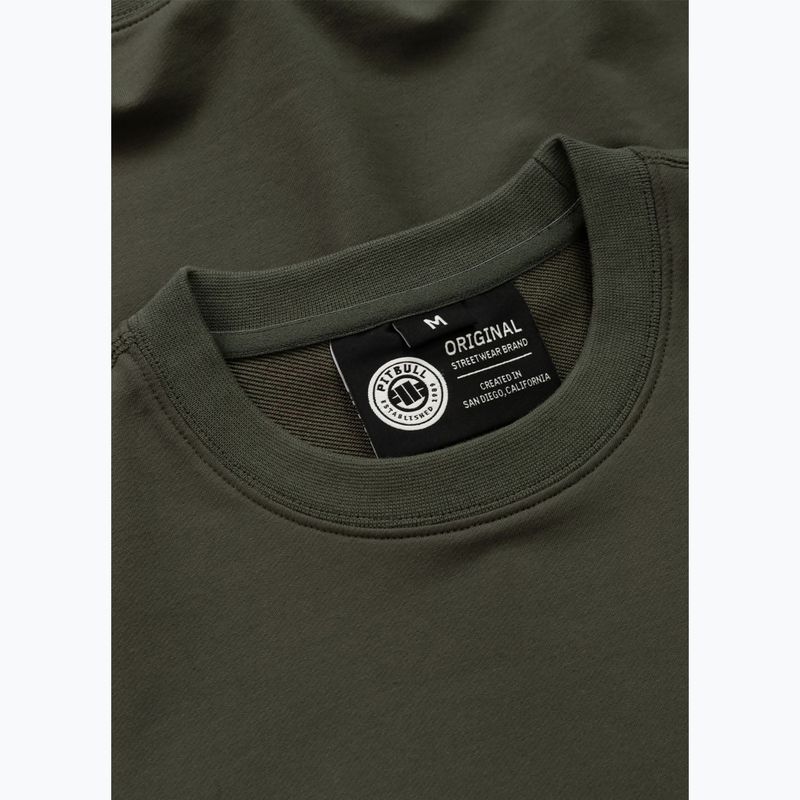 Men's sweatshirt Pitbull Para Bellum Crewneck Sweatshirt old green 3