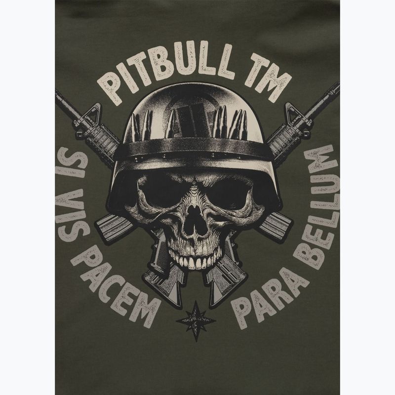 Men's sweatshirt Pitbull Para Bellum Crewneck Sweatshirt old green 5