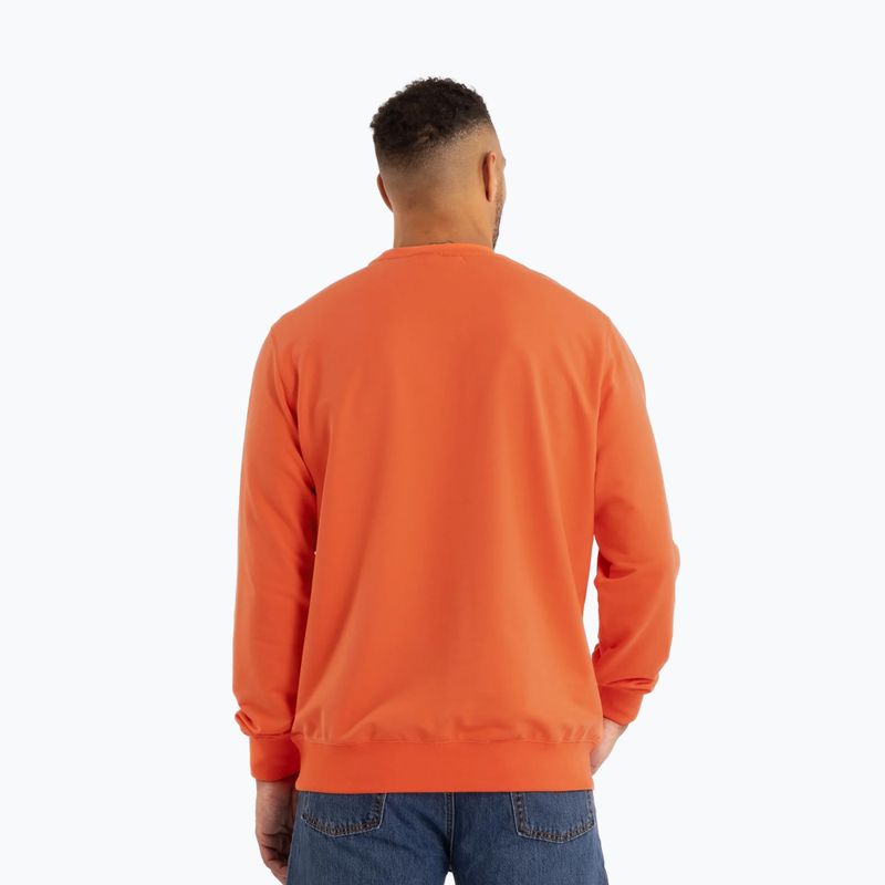Men's Pitbull Surfing Dog Crewneck Sweatshirt bright salmon 3