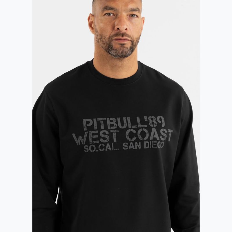 Men's sweatshirt Pitbull Driving Crewneck Sweatshirt black 4