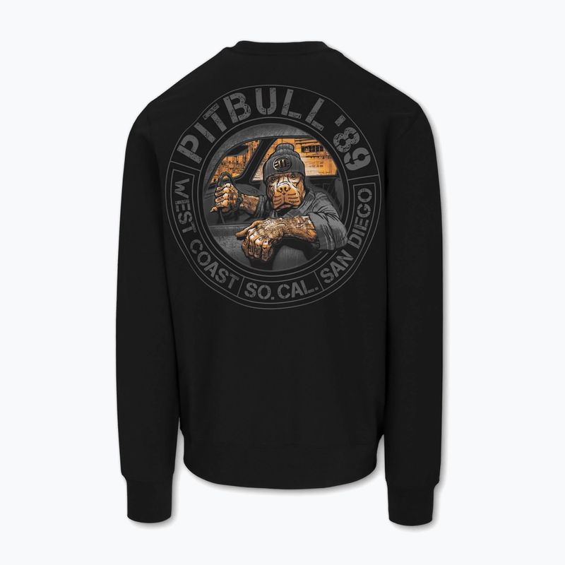 Men's sweatshirt Pitbull Driving Crewneck Sweatshirt black 6