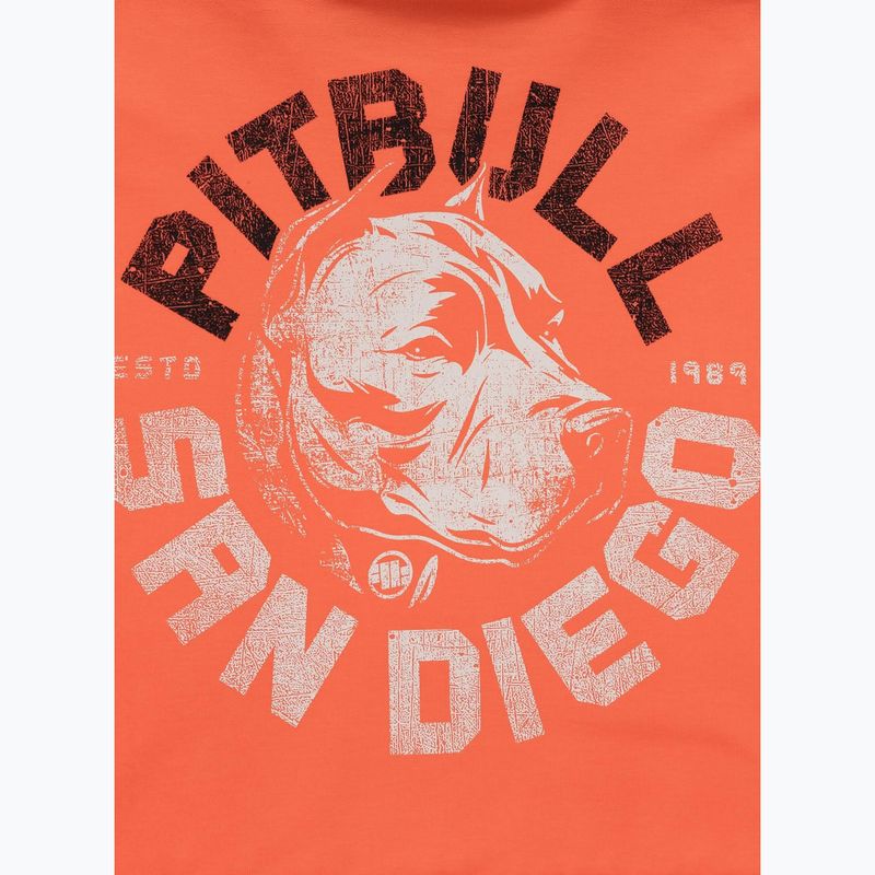 Men's Pitbull Dog Sd Crewneck Sweatshirt bright salmon 6