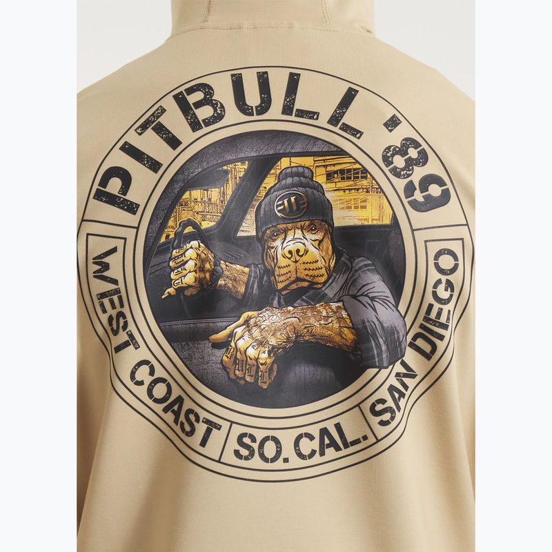 Men's sweatshirt Pitbull Driving Hooded Sweatshirt pale sand 5