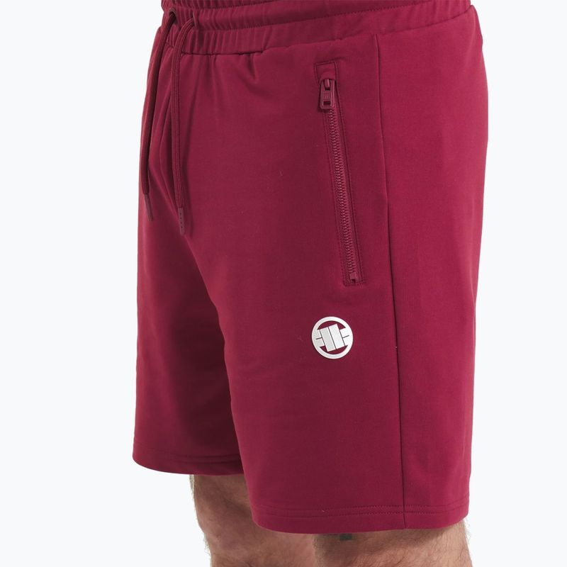 Men's shorts Pitbull Nugget burgundy 4