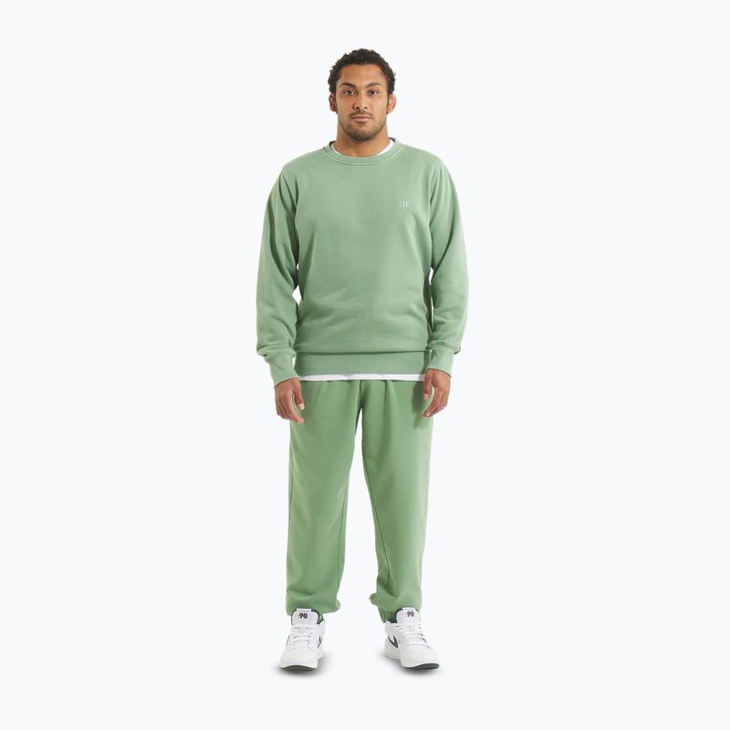 Men's sweatshirt Pitbull Lancaster 2 Crewneck Sweatshirt washed green 2