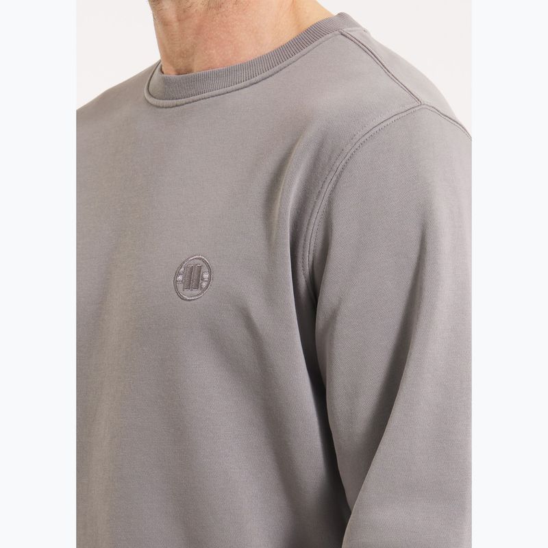 Men's sweatshirt Pitbull Lancaster 2 Crewneck Sweatshirt washed grey 4