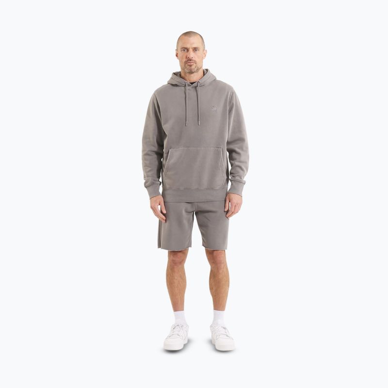 Men's sweatshirt Pitbull Lancaster 2 Hooded Sweatshirt washed grey 2