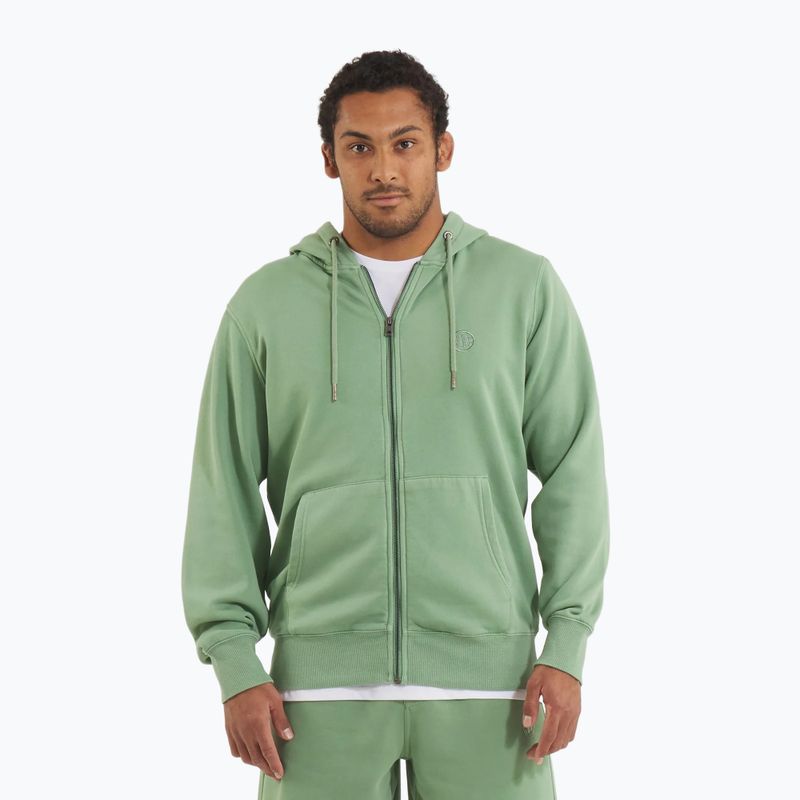 Men's sweatshirt Pitbull Lancaster 2 Hooded Zip Sweatshirt washed green
