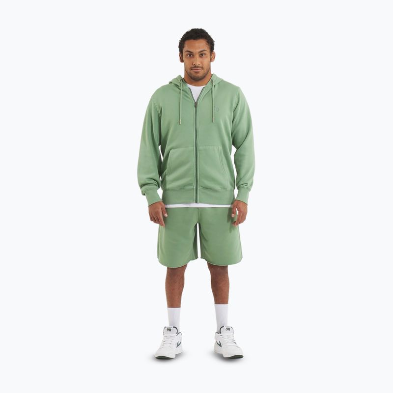 Men's sweatshirt Pitbull Lancaster 2 Hooded Zip Sweatshirt washed green 2