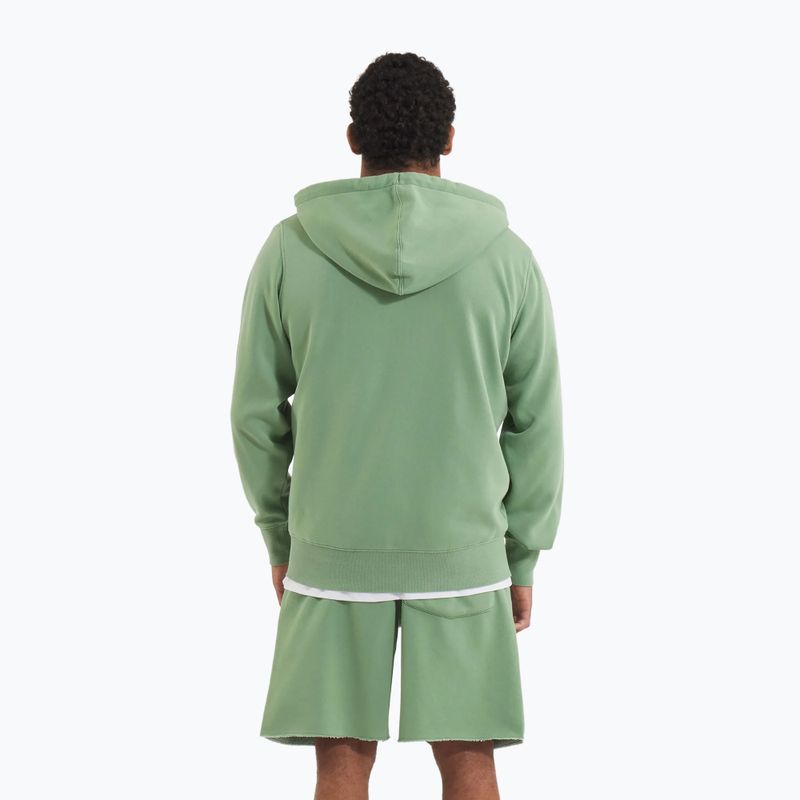 Men's sweatshirt Pitbull Lancaster 2 Hooded Zip Sweatshirt washed green 3