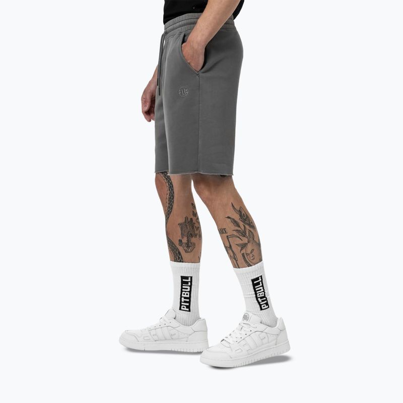 Men's shorts Pitbull Lancaster 2 washed grey 4