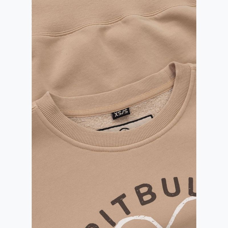 Women's sweatshirt Pitbull Manzanita Heart Crewneck Sweatshirt sand 6